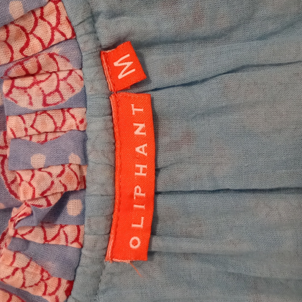 Oliphant - Blue/Red Drawstring Collar Sleeveless … - image 4